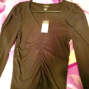 Black Rue 21 ruffled top